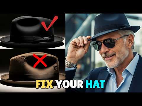 👉 Why Your Hat Makes You Look Older — And How to Fix It
