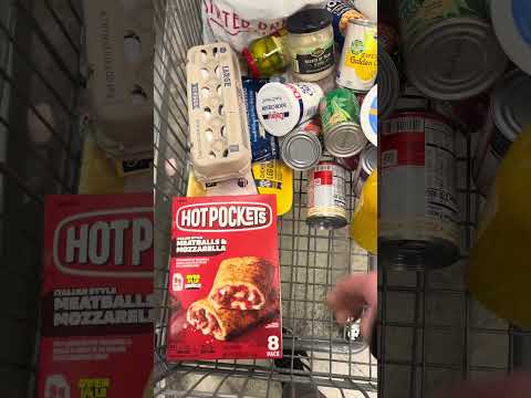 Budget shopping. $135 for 2 weeks