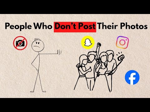 Psychology of People who don't post their photos on social media