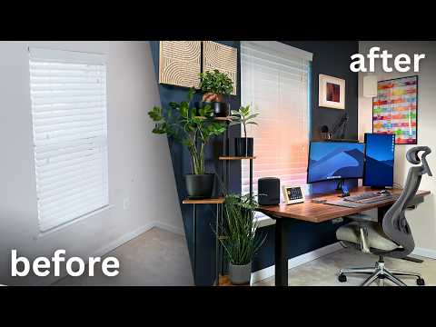 Building MY DREAM Desk Setup | 2025 Home Office Makeover