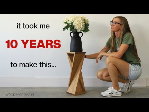 How to Build a DIY Twisty Table | 10 Years in the Making