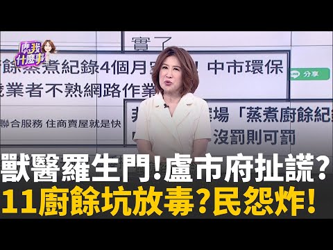 大謊言家? 5天5改口.2獸醫未到場...媽媽市長臉好腫?地下炸彈? 11座廚餘坑汙染水源...病毒擴散未爆彈?｜【關我什麼事PART1】陳斐娟 主持｜20251027 關我什麼事