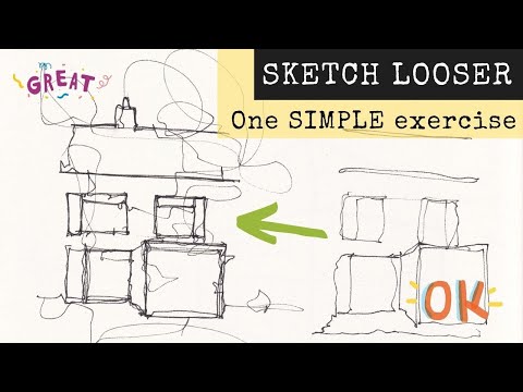 How To Sketch and Draw Looser // My Number One Sketching Tip for Beginners