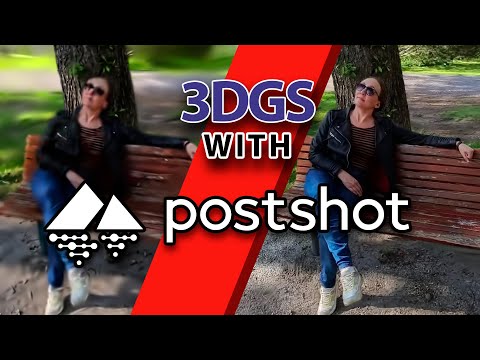 Generate Gaussian Splatting models on our own PC with Postshot!