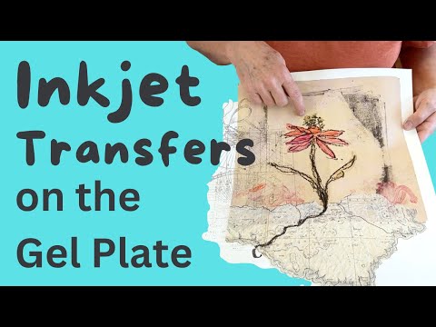 Backgrounds and Textures: Inkjet Transfers on the Gel Plate!