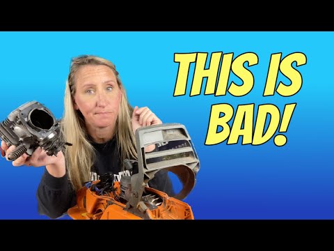 Customers $1,200 Chainsaw Destroyed! Husqvarna 372 XP Rebuild