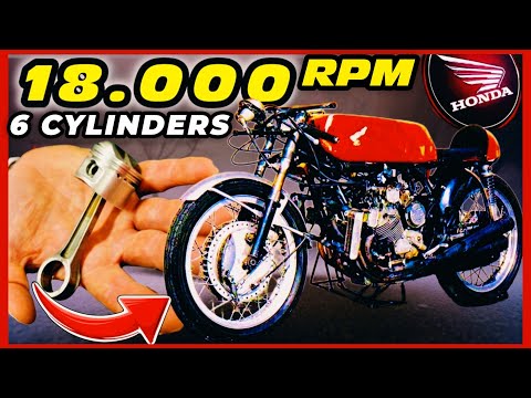 The 6-cylinder beast that forced the MotoGP rules to change | Honda RC166