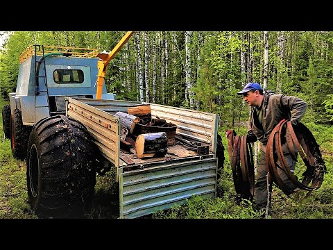 РИСКУЮ ЖИЗНЬЮ! "СТРАШНО" ВОДА БУРЛИТ! КУЗНЯ 1937 ГОДА! РЕЛЬСЫ 1955 года. НАШЕЛ ДОРОГУ, 1930Х ГОДОВ.