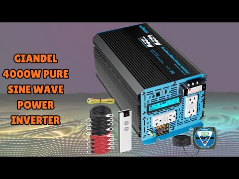 Dual Remote Control Feature | GIANDEL 4000W Power Inverter - FULL REVIEW
