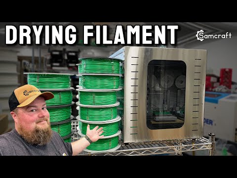 How I Prepare Filament to use in my 3D Print Farm Business