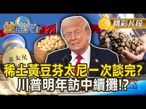 稀土黃豆芬太尼一次談完？川普明年訪中續攤！？#金臨天下 @tvbsmoney 20251030