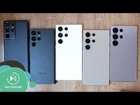 Evolución del Galaxy S21 Ultra al S25 Ultra