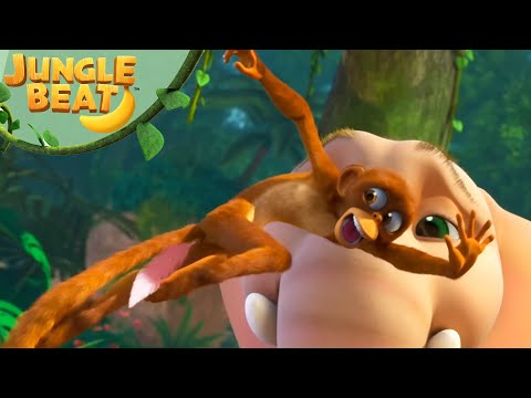 Feather Attack!! | Jungle Beat: Munki & Trunk | Kids Cartoon 2025
