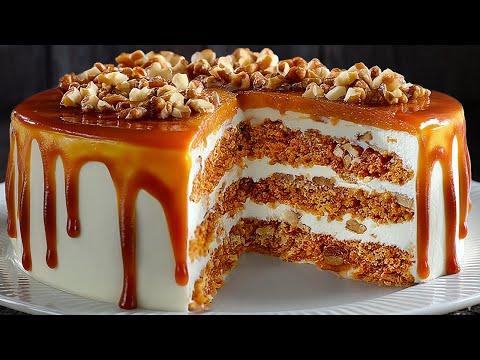 I found the perfect carrot cake recipe! The most tender and delicious!