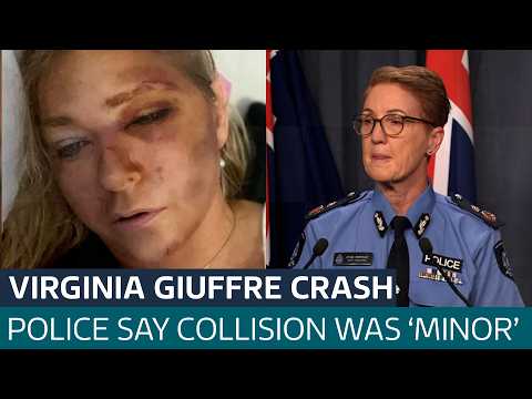Virginia Giuffre crash: Police say collision involving Prince Andrew accuser was 'minor' | ITV News