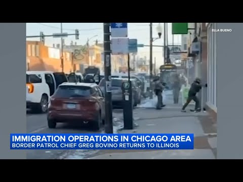 Video shows apparent immigration arrests, tear gas deployed as CBP Chief Bovino returns to Chicago