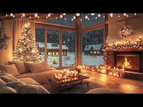 Winter Ashlight Room 2025 | Gentle Piano with Hearth Fire Sounds for Quiet Rest and Serenity