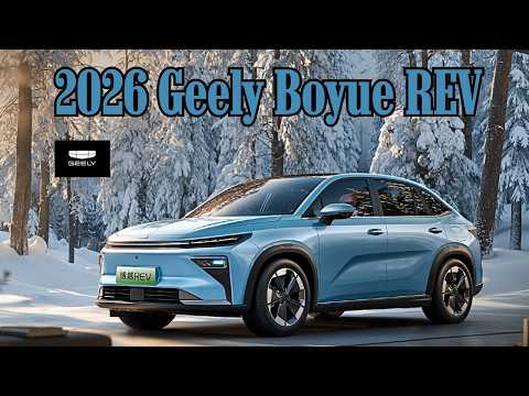 Geely Boyue REV Official Images Unveiled! 💎 The 1,525 KM Range SUV is Finally Here!