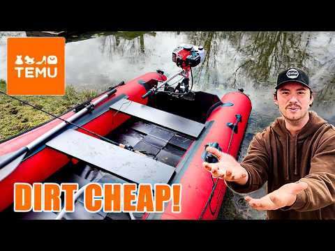 Building a Fishing Boat using only Items I Bought from TEMU!