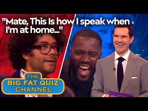 Richard Ayoade's Real Voice Has Mo Gilligan In Near Tears | Big Fat Quiz