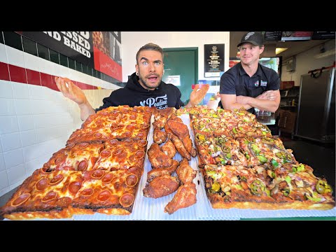 EVERYONE SAID I WAS CRAZY FOR TRYING THIS PIZZA CHALLENGE | Joel Hansen