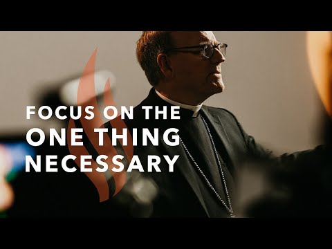 Focus on the One Thing Necessary - Bishop Barron's Sunday Sermon