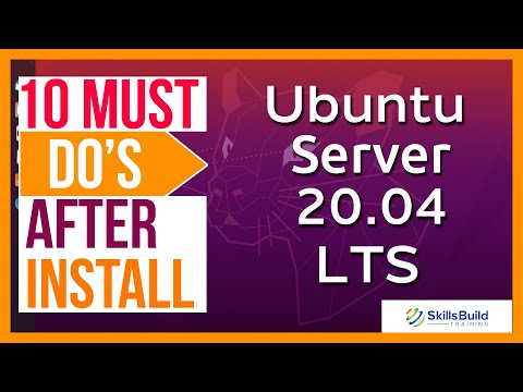 💥 10 Things You MUST DO After Installing Ubuntu Server 20.04 LTS