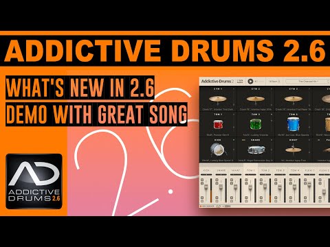 Addictive Drums 2.6 What's new and tutorial.