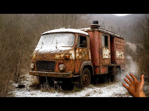 Frozen Fire Truck Avia – First Start After 10 Years!