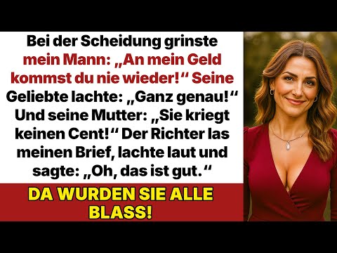 He said, "You will never touch my money again!" But the judge read my letter.