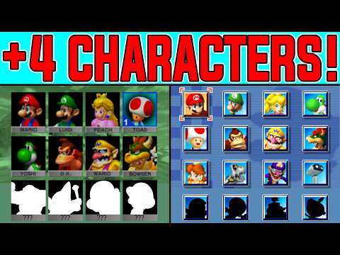 If Every Mario Kart Game added 4 Unlockable Characters