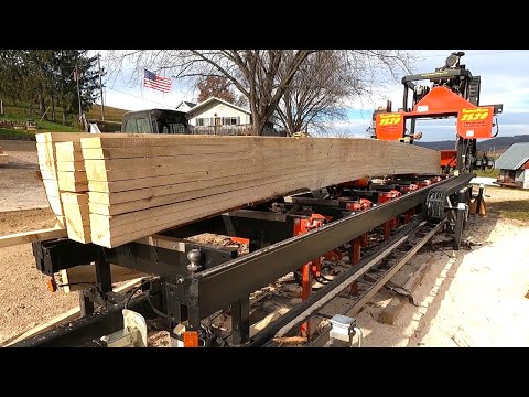 Sawing The Biggest Tree We Have Ever Had Into Lumber! At Home Sawmill!
