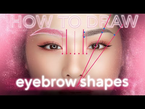 How to draw eyebrow shapes ‼️