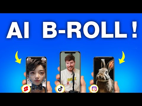 New Tool Adds AI B-ROLL To Shorts & TikToks in Seconds!