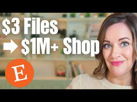 How I Scaled my Digital Etsy Shop to $1M+ in 18 Months (Copy Me)