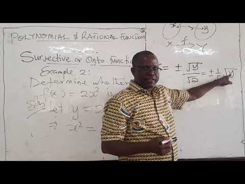 MATH101-LEC12: Surjective (Onto) Functions