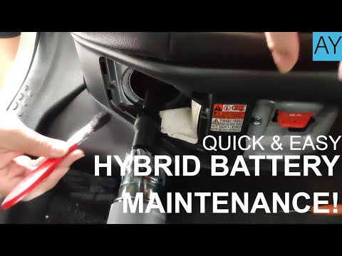 Keep your Toyota Hybrid in Tip-Top Shape in 5 minutes! Easy Hybrid Battery Maintenance | AY