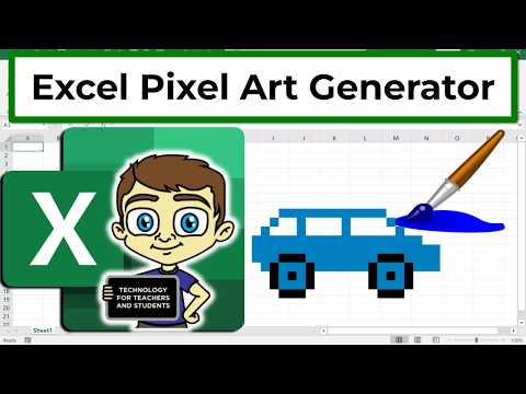 Create a Pixel Art Generator in Excel!