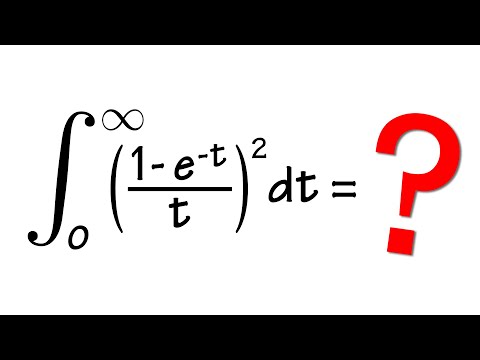 I used a double integral to solve a single improper integral