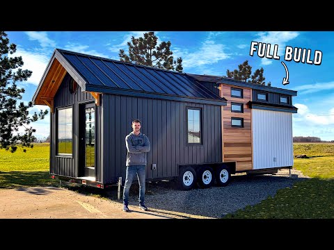 Tiny House on Wheels Full Build (6 Hours of DIY Content)