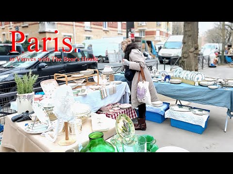 ヴァンヴの蚤の市で一番素敵なお店&そこでついにあの人に会えました!Louis Vuitton カフェのパティシエの話題の店へ/クリストフルとテディーベア展/Paris vlog