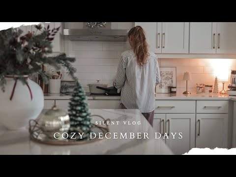 [Cozy December Days] Calm Morning Routine, Christmas shopping, Seasonal Cooking | SILENT VLOG