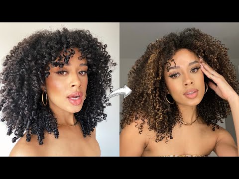 Getting Highlights On My Curly Hair For The First Time