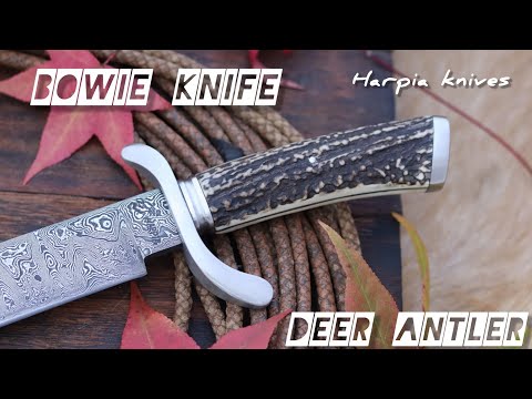 Making a Bowie Knife With Deer Antler