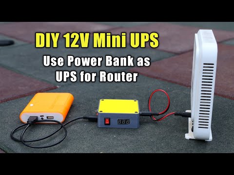 DIY Mini UPS for WiFi Router V4.0 ||  Use Powerbank as UPS for your WiFi router || Work From Home