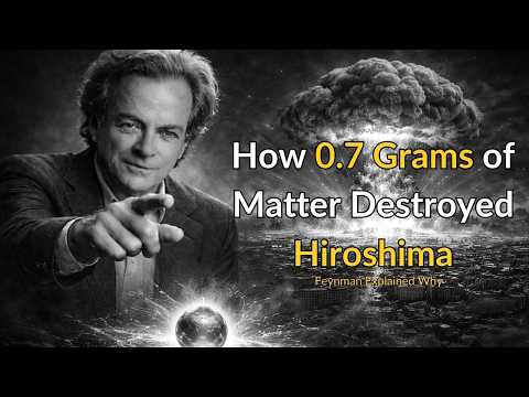 How 0.7 Grams of Matter Destroyed Hiroshima — Feynman Explains
