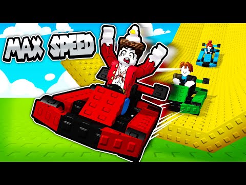 I hit MAX SPEED in Roblox Ride a Cart Down a Slide