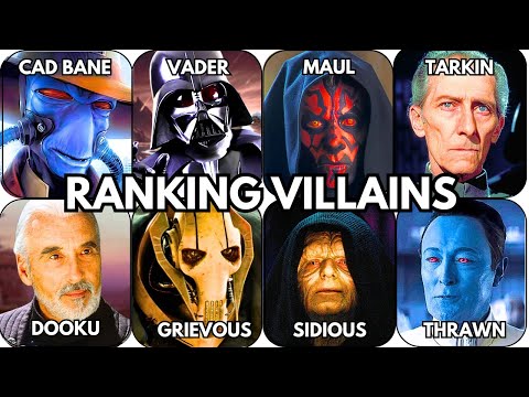 Ranking EVERY Villain in Star Wars From WORST to BEST