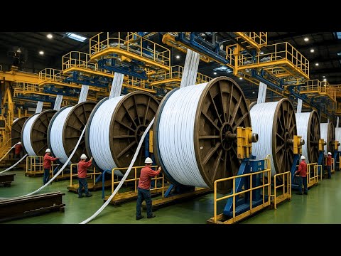 Increíble proceso de Fabricación de FIBRA ÓPTICA: el fino Cable que Lleva INTERNET Velocidad de luz