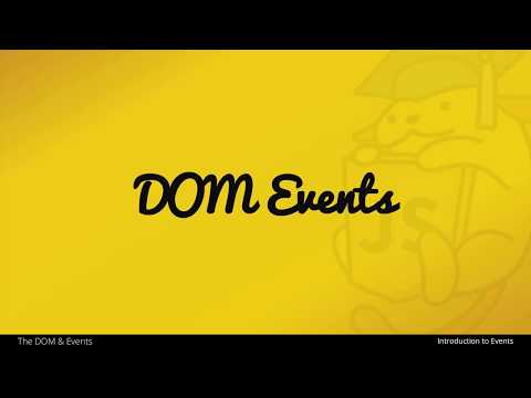 An Introduction to DOM Events with JavaScript